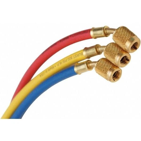 JB Industries CCLS Low Loss Manifold Hose Set HVAC Charging Hose