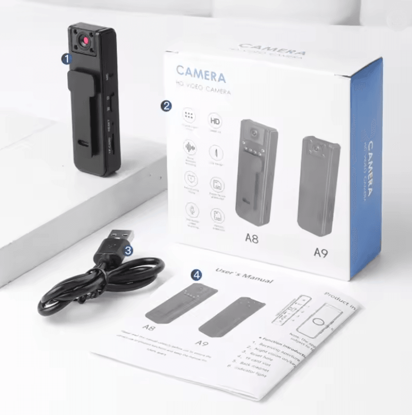 SecureLens A9 Mini 1080P WiFi Night Vision Camera
