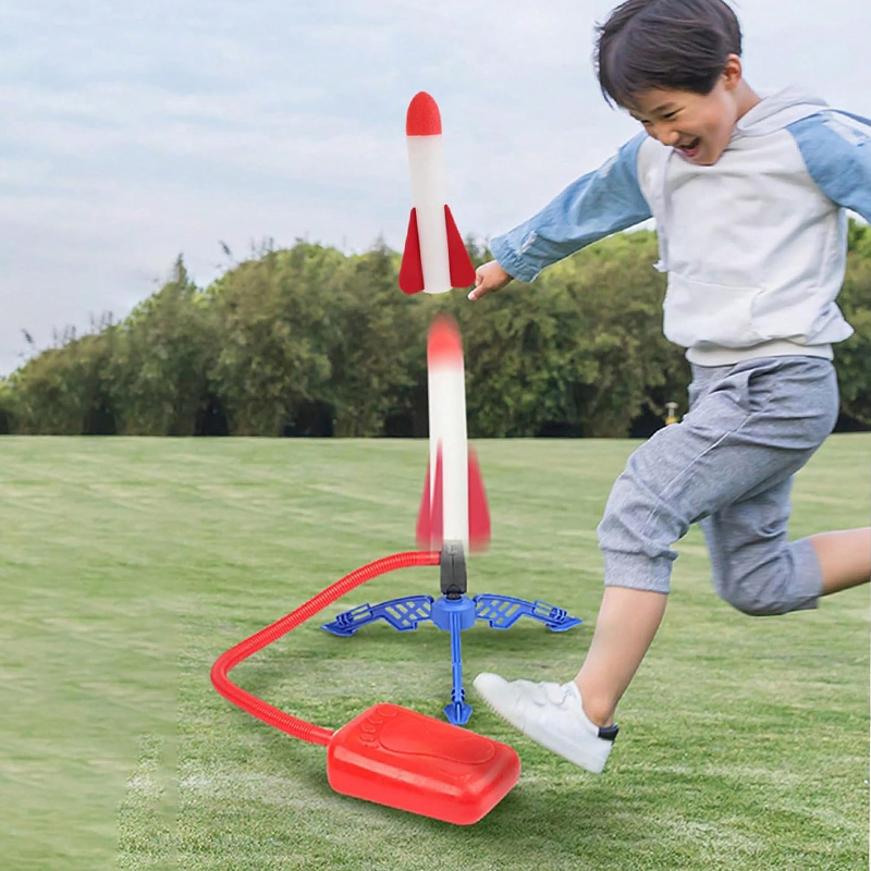 Kids Stomp Rocket Launcher Outdoor Toy for Parent Child Play