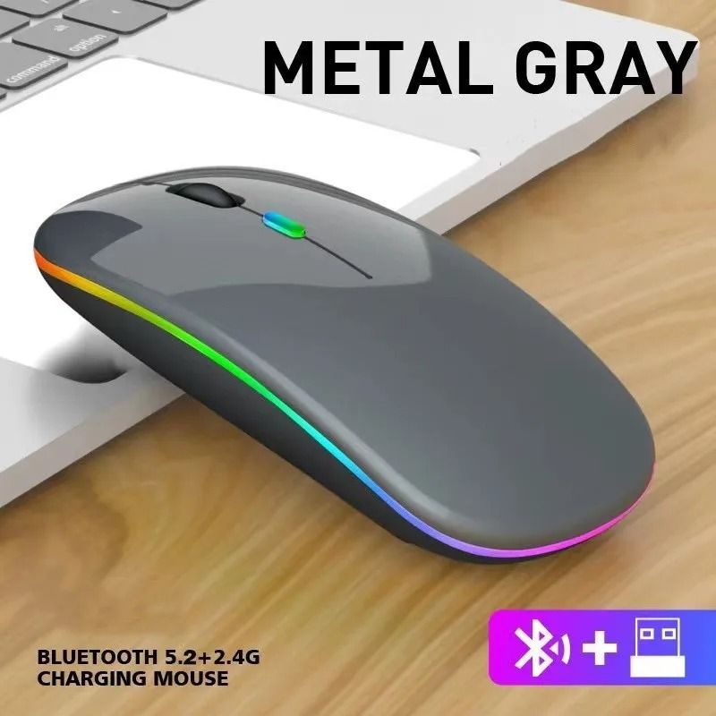 Luminous Dual-Mode Wireless Charging Mouse