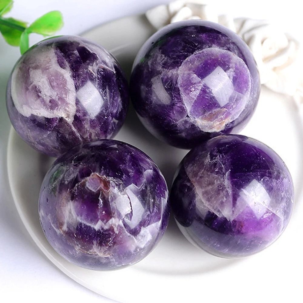 Natural Rose Quartz Crystal Ball | Polished Pink Reiki Healing Sphere (4-7cm)