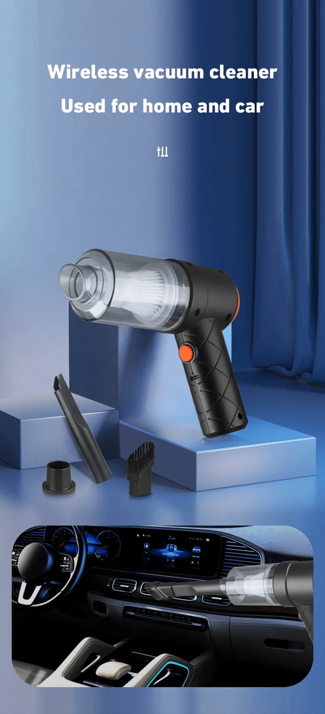 ProPower Wireless Car Vacuum Cleaner Portable High Suction