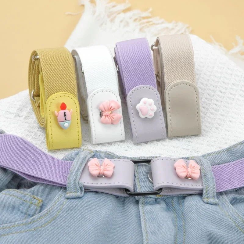 Lazy Buckle Stretch Belt – Invisible Adjustable Elastic Jeans Belt for Women