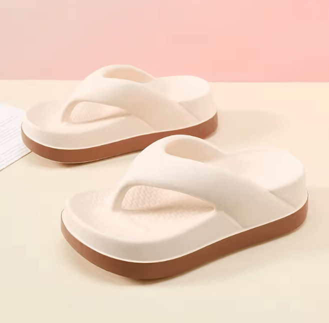 BreezeWalk Women Summer Beach Flip Flops Anti Slip Casual Sandals