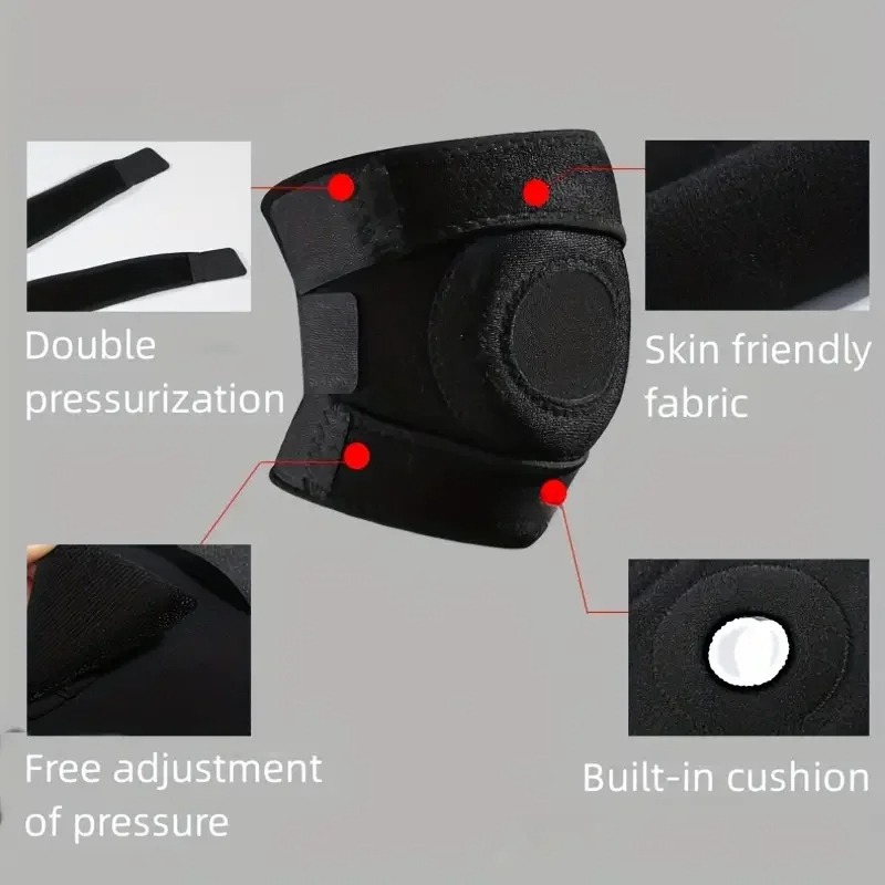 Sport Kneepad for Joint Pain Relief, Adjustable Orthopedic Knee Brace with Meniscus Guard