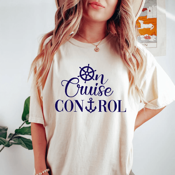 On Cruise Control Shirt Funny Cruise Vacation Tee Cruise Crew Shirt