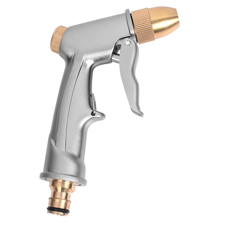 High Pressure Spray Gun Heavy Duty Brass Nozzle for Car Wash, Garden & Lawn