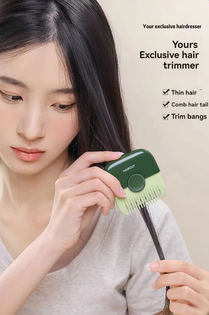2-in-1 Baby Haircut and Bangs Trimmer Comb