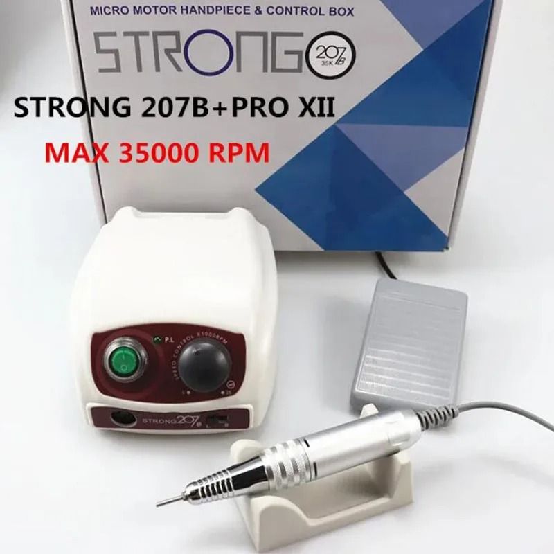 50000RPM Electric Nail Drill Strong 210 | 65W Professional Manicure Machine & Pedicure Kit