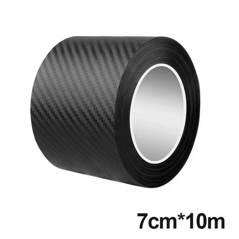 3D Carbon-Fiber Car Door Edge Protector Film Matte Anti-Scratch Wear-Resistant Door Edge & Paint Guard Sticker