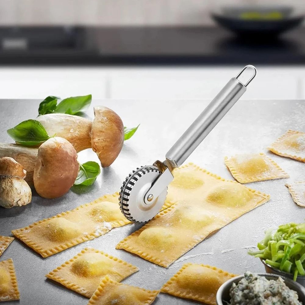 Stainless Steel Ravioli And Pastry Dough Cutter Wheel