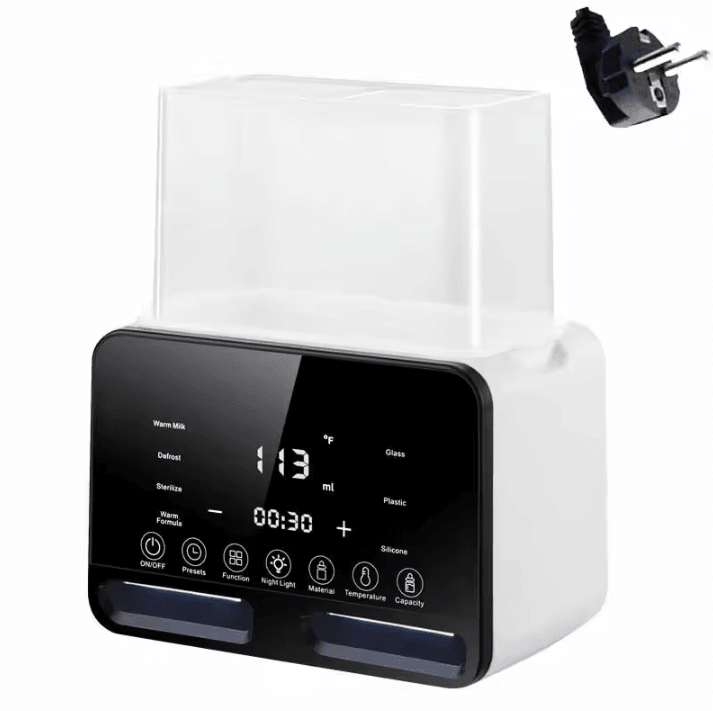 Smart Baby Bottle Warmer & Sterilizer with Precise Temperature Control