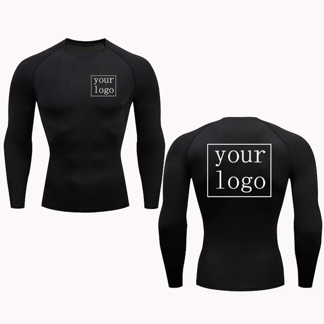 Custom Compression T Shirt, Your Design Logo, Quick Dry Gym Tee Men Women