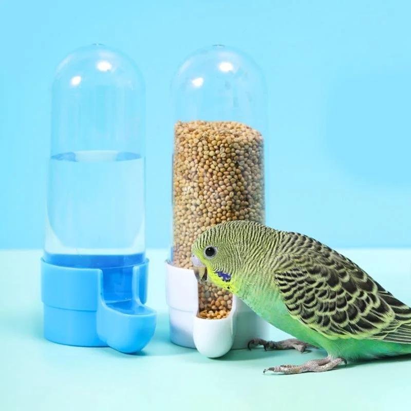 Squirrel Parrot Hanging Pet Feeder Water Dispenser Birds Food Box Cage Accessories