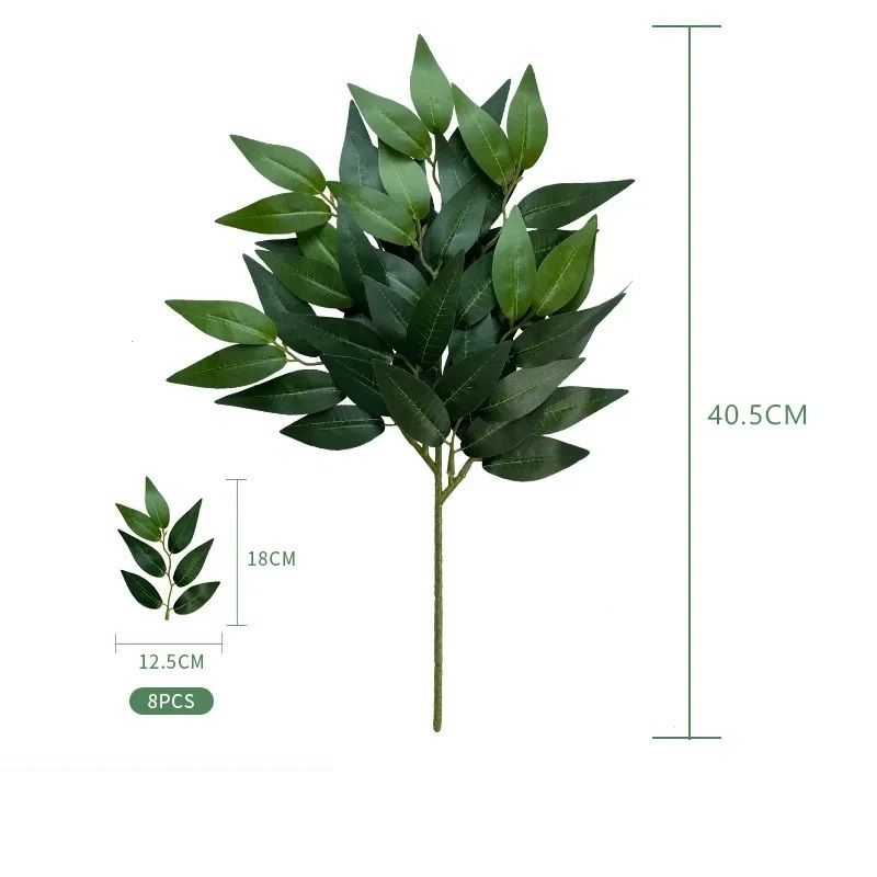 Silver Dollar Artificial Eucalyptus Greenery Stem