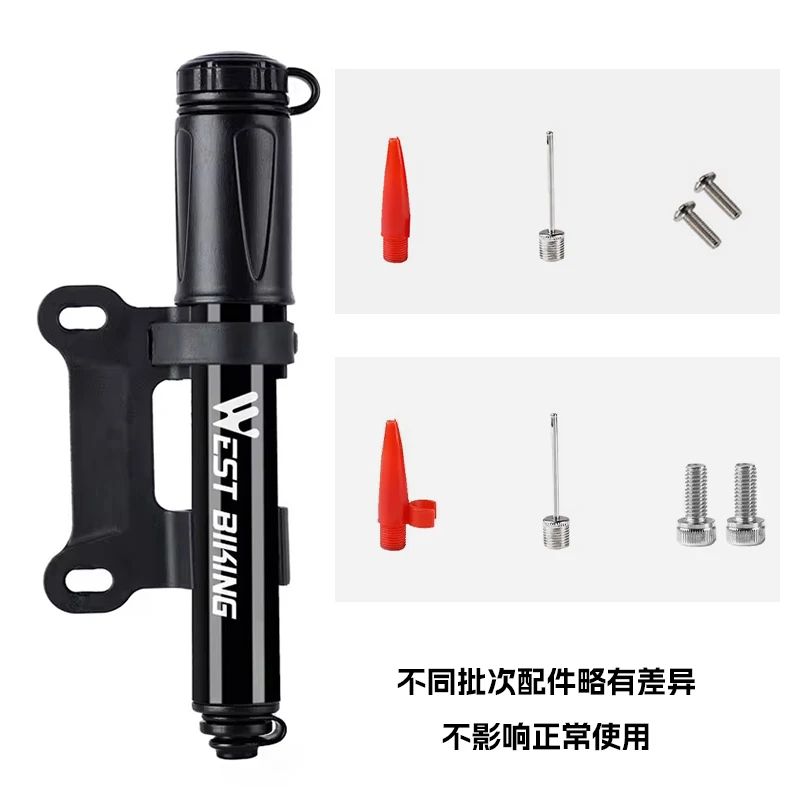 WEST BIKING Mini Bike Pump 100PSI Aluminum Alloy