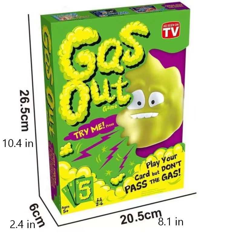 Gas-Out Family Party Card Game for Kids and Adults