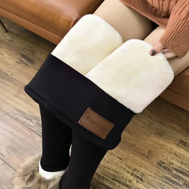 Super Warm Winter Leggings Women High Waist Stretch Velvet Pants