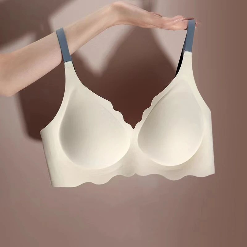 Wireless Comfort Sculpt Bra – No Underwire Support Bra with Adjustable Sling & Smooth Beauty-Back Design