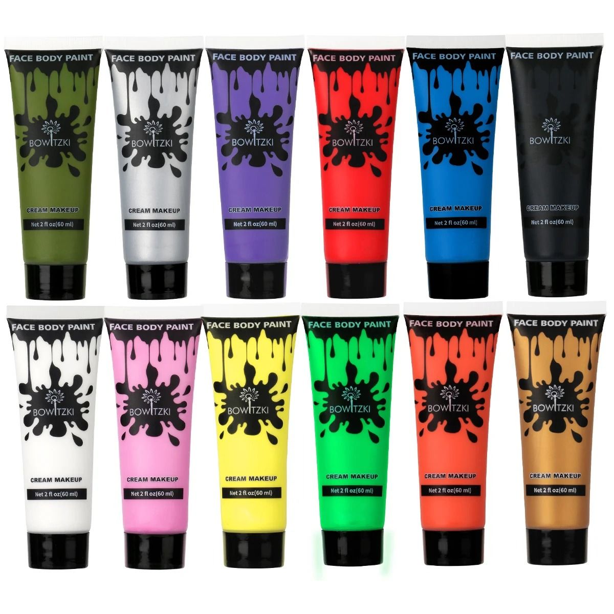 Face & Body Cream Paint – 60ml High-Capacity Special Effects Makeup
