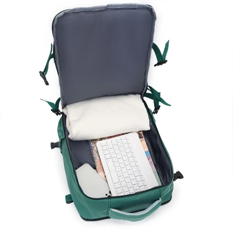 High-Capacity Functional Mountaineering & Travel Boarding Backpack