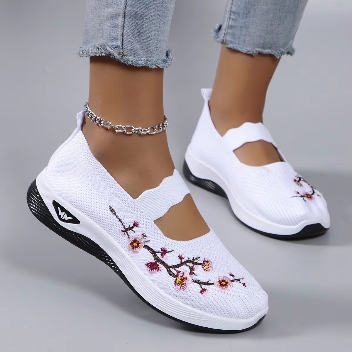 AirWeave Summer Mesh Flats – Women's Lightweight Breathable Casual Shoes