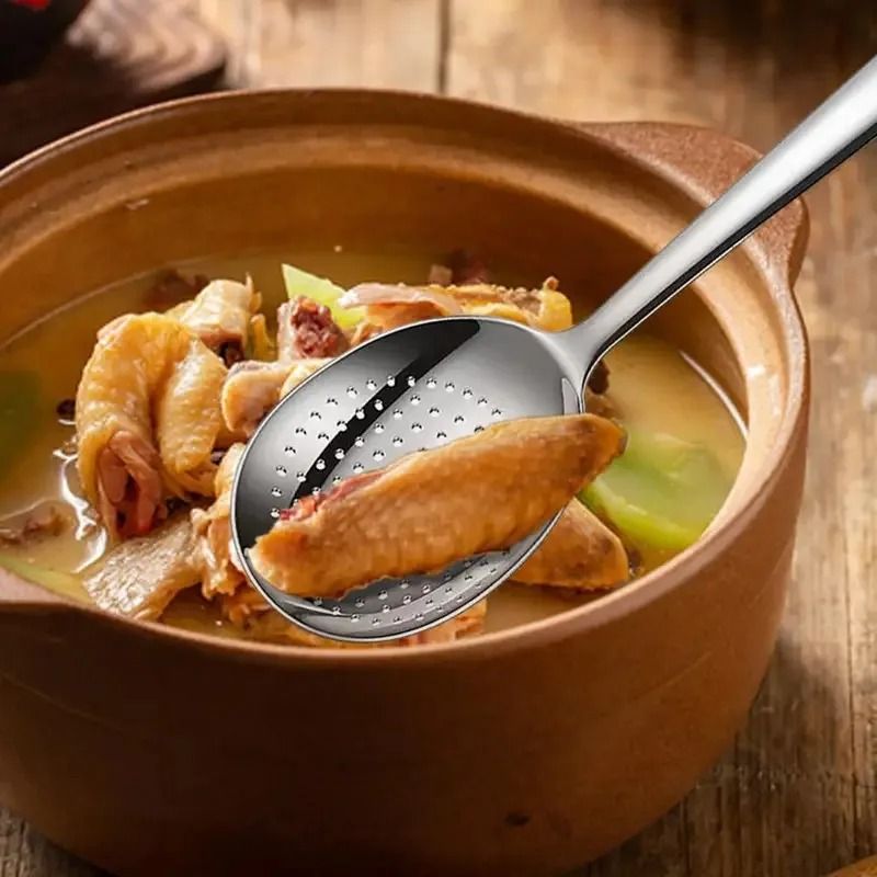 ServePro Stainless Steel Soup Ladle with Heat Insulated Handle