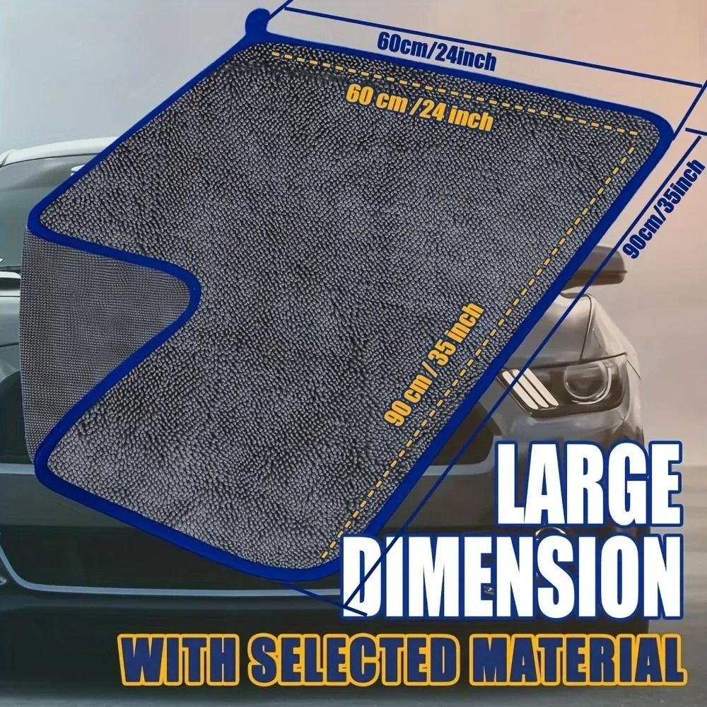 Extra Large Ultra-Absorbent Car Drying Towel