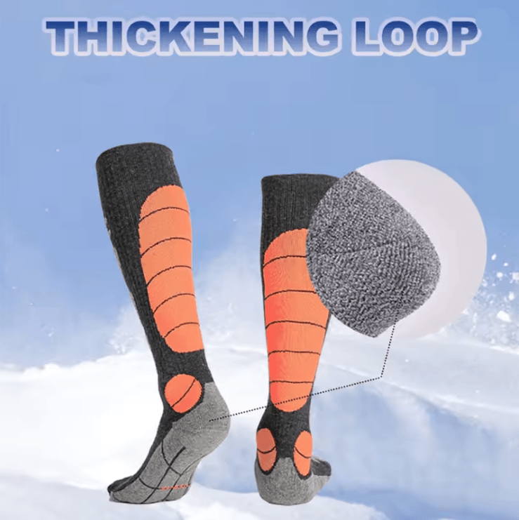 Merino Wool Thermal Compression Socks for Winter Ski Hiking and Snowboarding