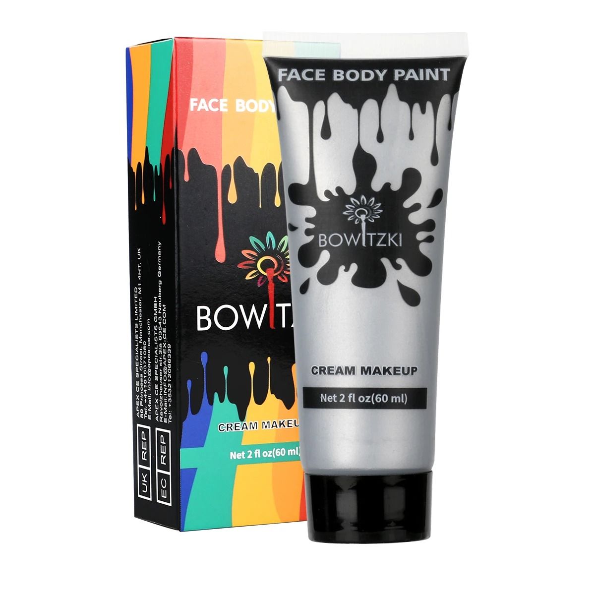 Face & Body Cream Paint – 60ml High-Capacity Special Effects Makeup