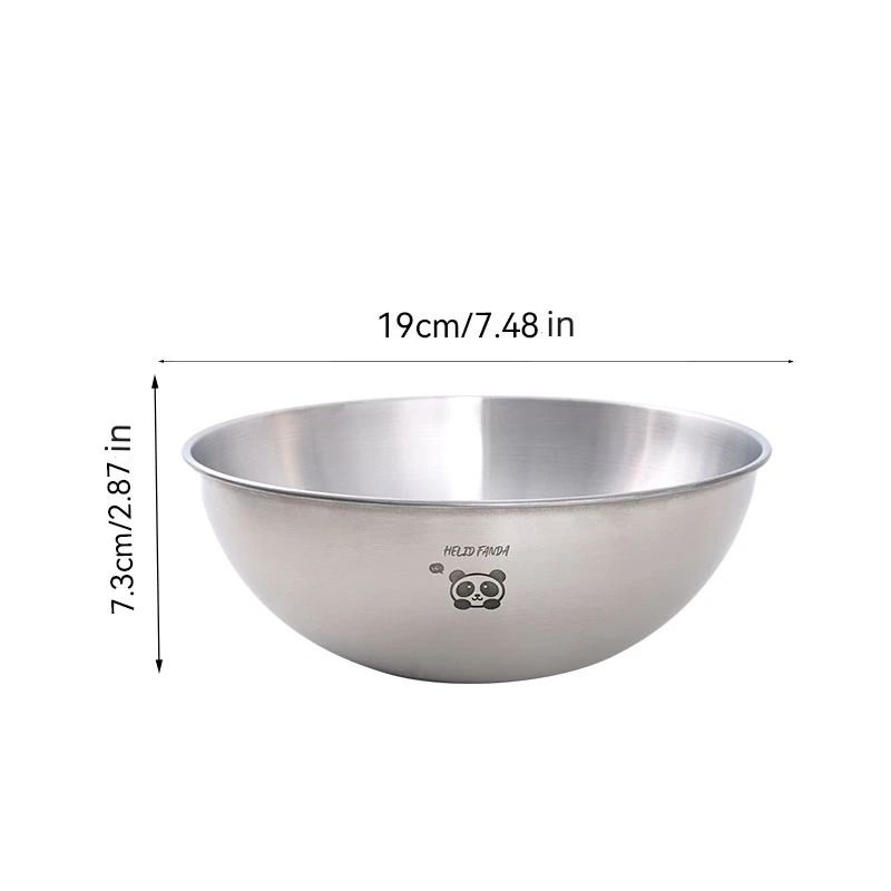 Stainless Steel Mixing Bowl with Scale Large Capacity Kneading Dough Bowl