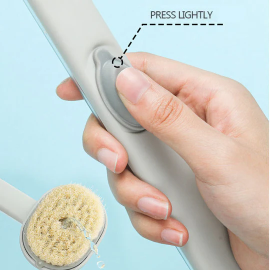 Long-Handle Bath Massage Cleaning Brush