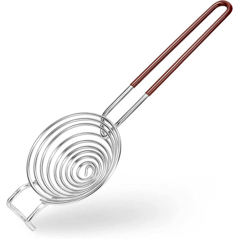 Egg Separator Long Handle Food Grade Stainless Steel Egg White Separator Yolk Divider Kitchen Gadget