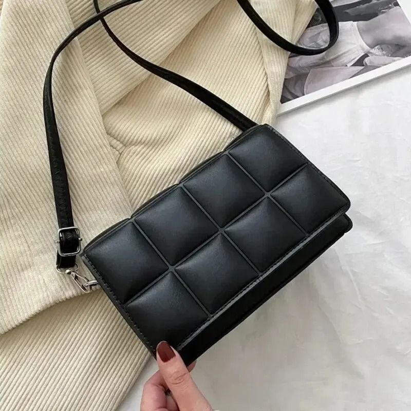 Small PU Leather Shoulder Bag – Trendy Crossbody Handbag for Women