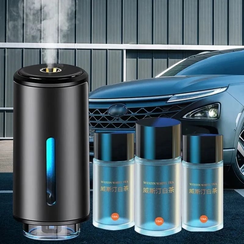 Car Air Freshener Electric Auto Aroma Diffuser with Essential Oils
