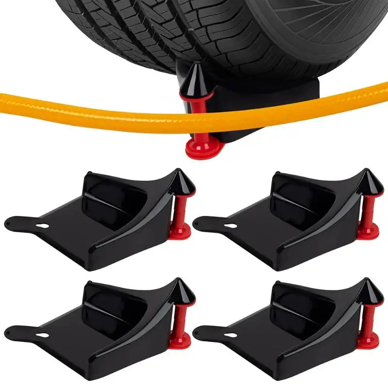 Universal Car Wash Tool, Slide Tire Wedge Tire Blocker, Multiuse Anti-winder Wire Winder