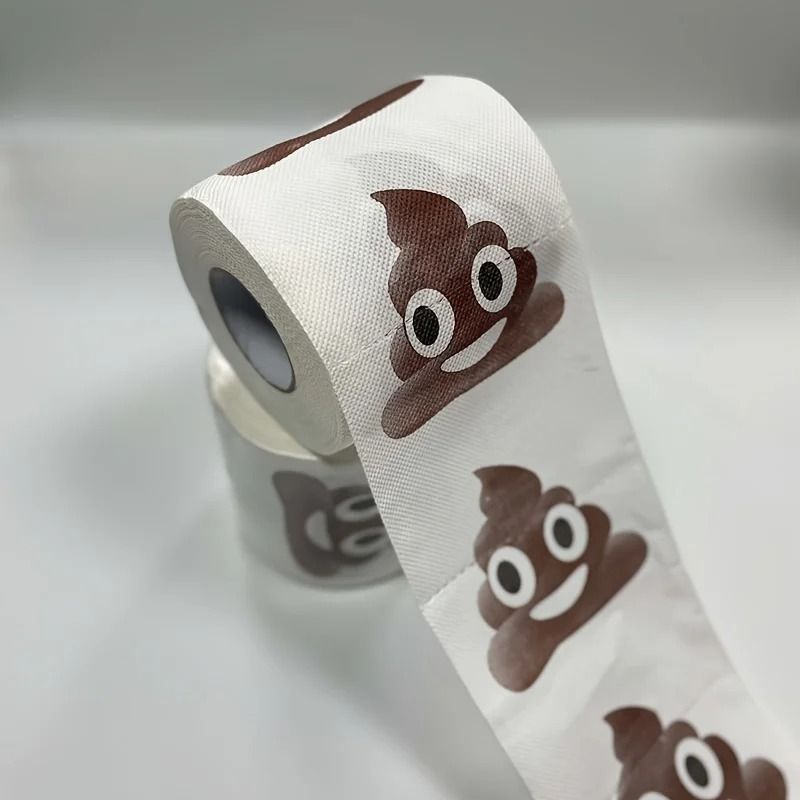 Fun Patterned Toilet Paper Roll and Industrial Grade 3 Layer Specialized Hygiene Hardware