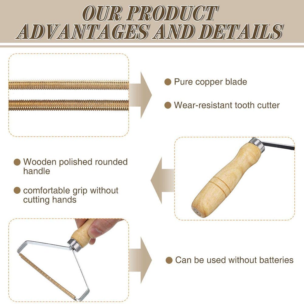 Eco-Savvy Lint and Pilling Remover - Easy, Natural, and Wardrobe-Friendly Solution