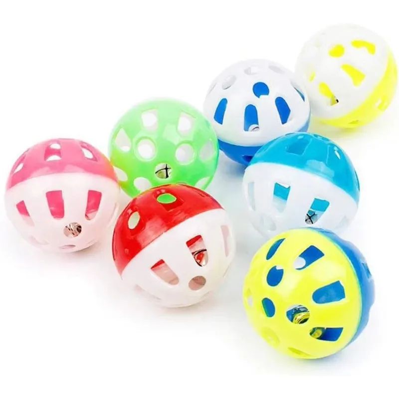 Cat Toy Jingle Ball Set with Bells