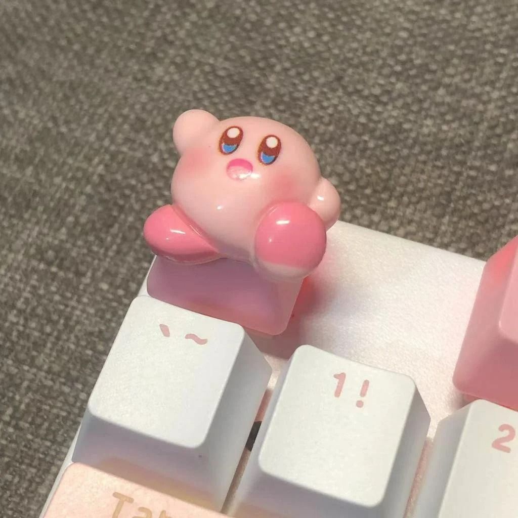 Handmade Pink Cartoon Keycap Custom PBT Mechanical Keyboard Keycap