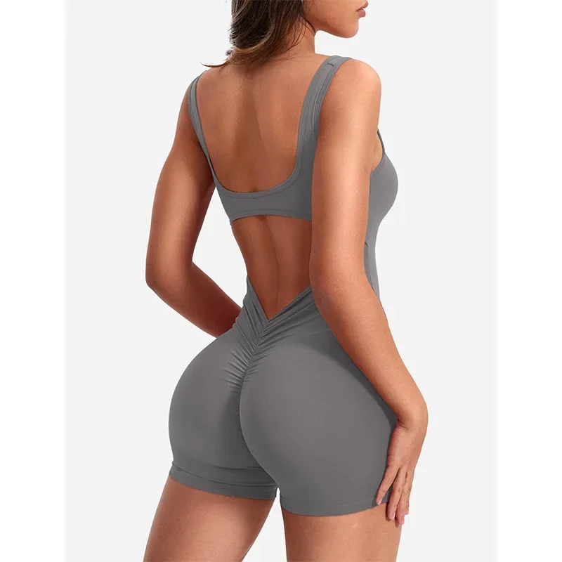 Women's Backless Yoga Jumpsuit | Slimming & Stylish