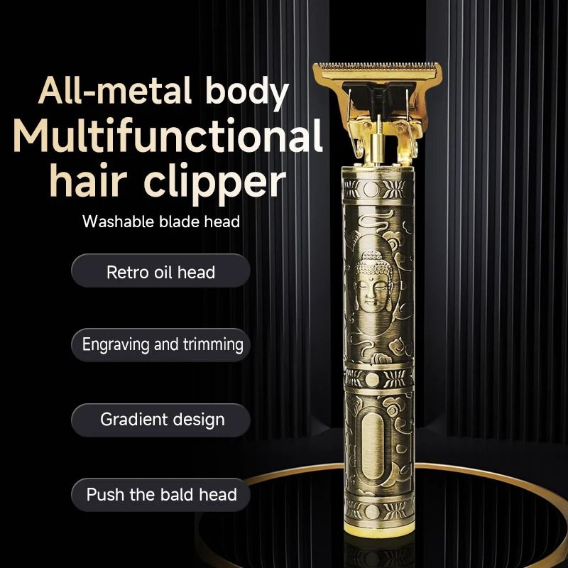 Professional Metal Body Hair Trimmer | Precision Stainless Steel Finishing Machine