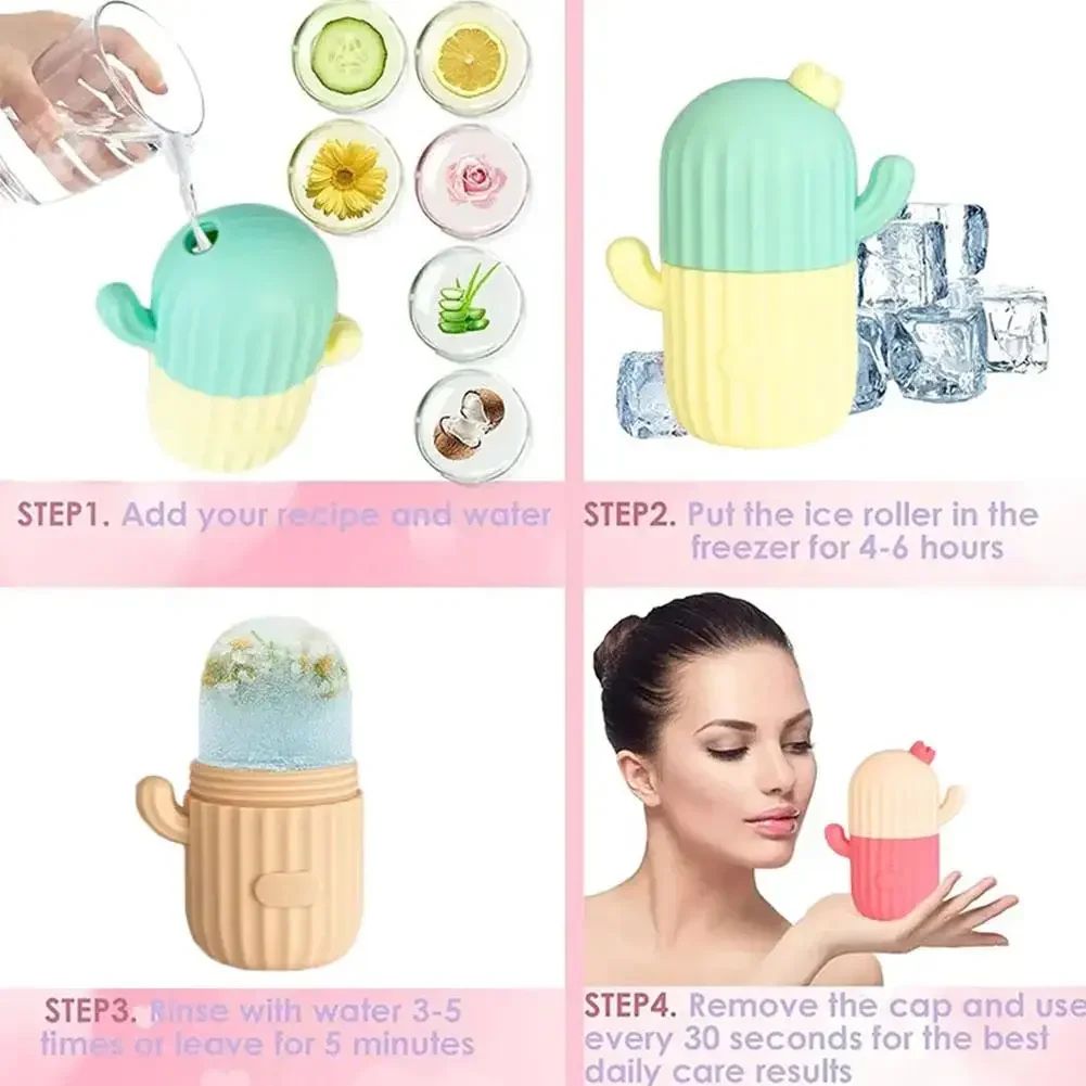 Cactus Ice Facial Roller Massager