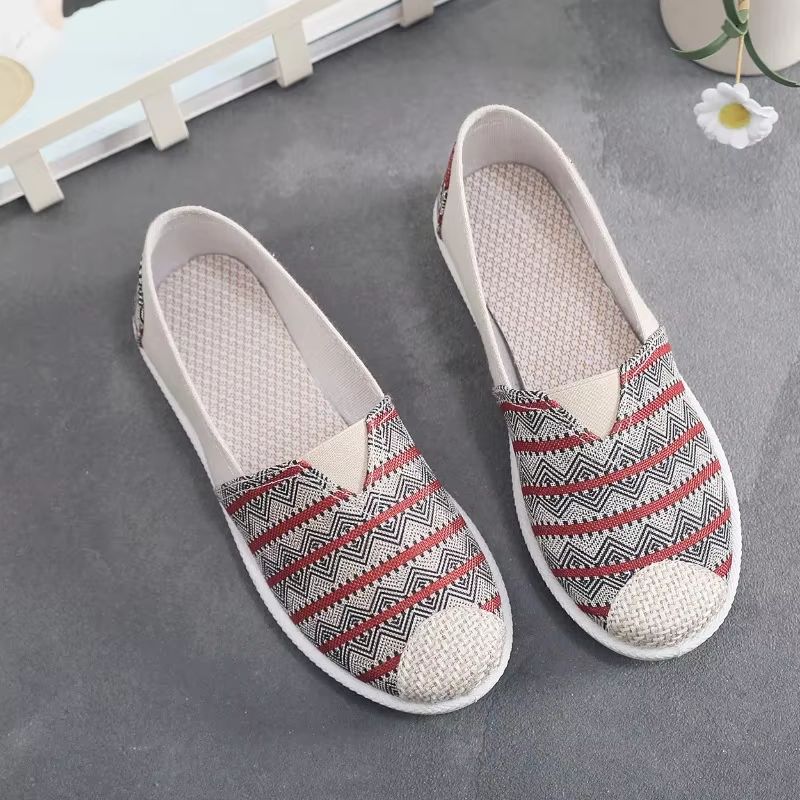 Breathable Mesh Lightweight Casual Women's Slip-On Flats Fisherman Shoes