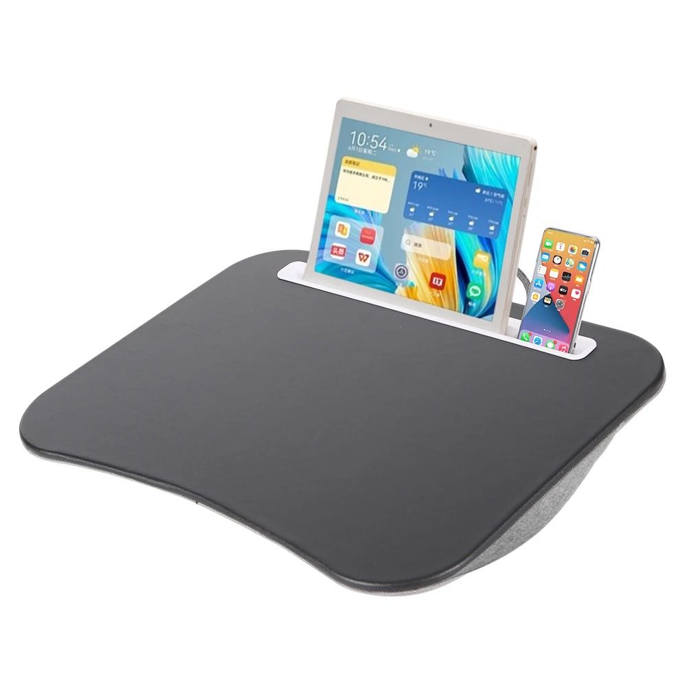 Multifunctional Laptop Desk with Cushion and Mouse Pad