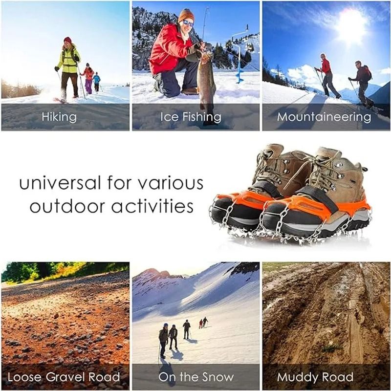 Heavy Duty Stainless Steel Traction Crampons