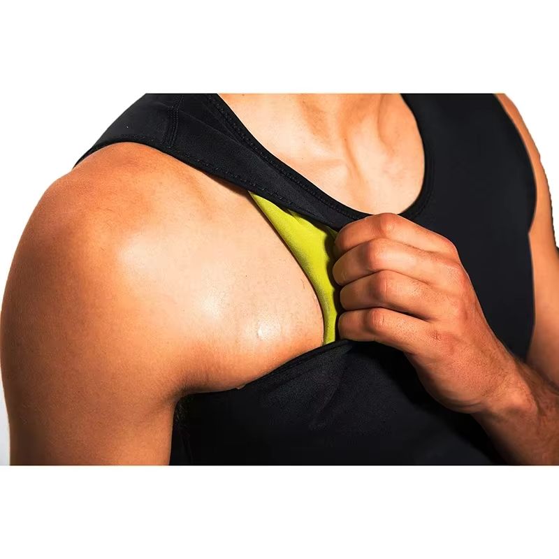 Mens Slimming Waist Trainer Vest Body Shaper Tank Top