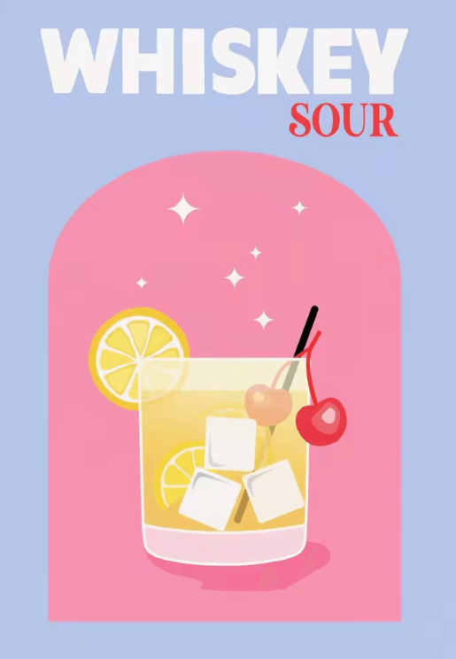 Colorful Cocktail Canvas Poster Set – Trendy Drinks Wall Art for Home Bar Decor