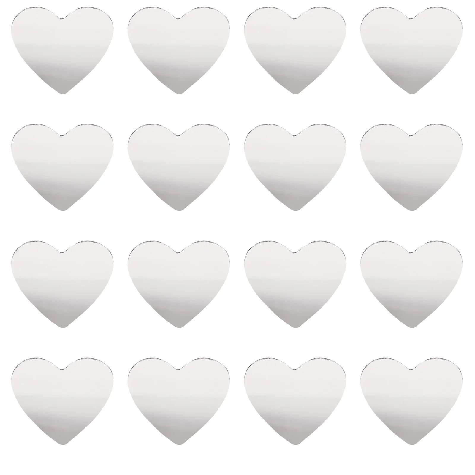 Shimmering Heart Mosaic Craft Mirror Tiles