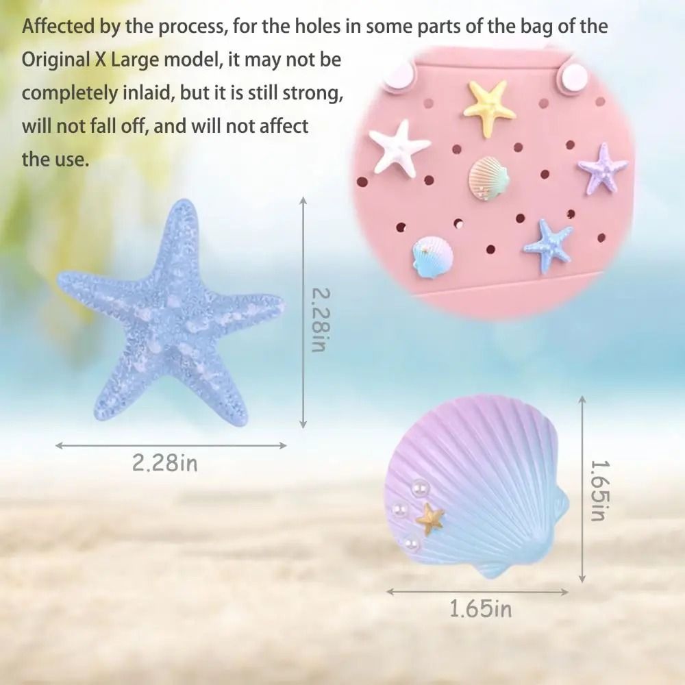 Beach Themed Waterproof Bag Charms